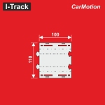 Hacker-Model HCT9450N - H0 - Strassenbau Gerade Segmente, 110 × 100 mm (6 Stück)